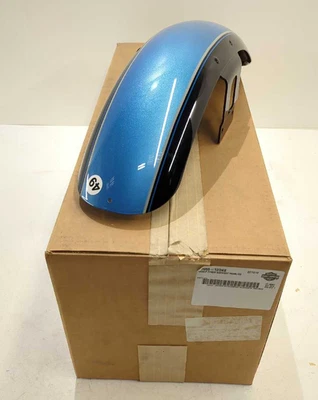 Nuevo guardabarros delantero genuino Harley 2008-2020 XL1200C N V Sportster azul perla OEM Foto 1 de 4