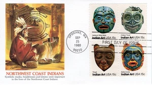 NORTHWEST COAST INDIANS  - 1980  - FW720 - Picture 1 of 1