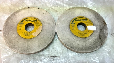 2 Norton 38A54-I8VBE Grinding Wheels 7x5/8x1-1/4(new/old stock) T1184 - Image 1 of 4