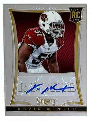 2013 PANINI SELECT AUTO KEVIN MINTER SIGNED AUTOGRAPH ROOKIE CARD RC /499 - Image 1 of 2