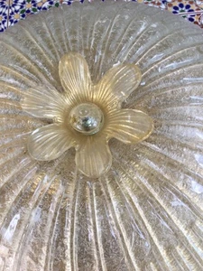 BAROVIER E TOSO GRANDE LAMPADA DA SOFFITTO PARETE MURO SOSPENSIONE PLAFONIERA - Foto 1 di 5