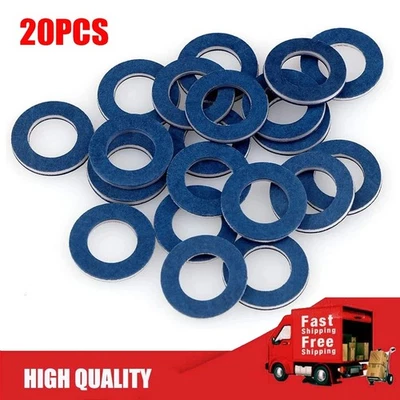 20-pack Oil Drain Plug Gasket Crush washer 90430-12031 Fits Toyota Parus Tundra Foto 1 de 4