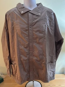 HABAND MEN'S JACKET NEW WITH TAGS TAN/BROWN SIZE XL SNAP CLOSURE 2 POCKETS - Picture 1 of 9