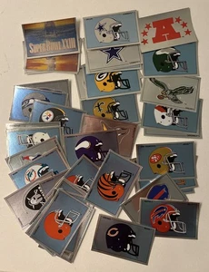 Lote de 52 pegatinas álbum Panini 1989 logotipo equipo de fútbol americano NFL colección tarjetas - Imagen 1 de 1