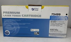 Elite Image 75499 Toner Comparable Brother TN450 Manufactured Laser Cartridge - Picture 1 of 4