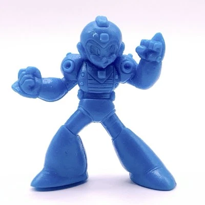 Power Rock Man Blue Capcom Mega Man Eraser Mascota Mini Figura Muñeca de Goma... - Imagen 1 de 4