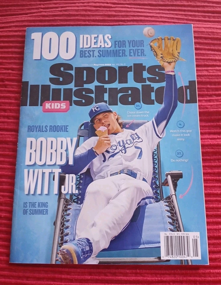 May 2022 Sports Illustrated Kid Royals Bobby Witt Jr. TRADING CARDS NOT INCLUDED - Imagem 1 de 1