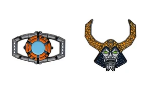 Transformers The Movie Unicron and Matrix Of Leadership 80's 2 Pack Enamel Pin S - Picture 1 of 5