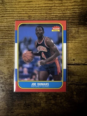 1986 - 87 Fleer - Joe Dumars #27 (RC) — 第 1/4 张图片