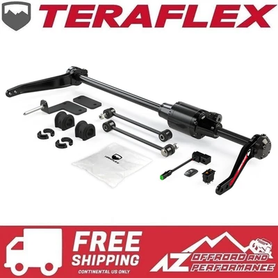 Kit de barra estabilizadora neumática delantera TeraFlex ST (coilover) para Jeep Wrangler JK / JKU Foto 1 de 4