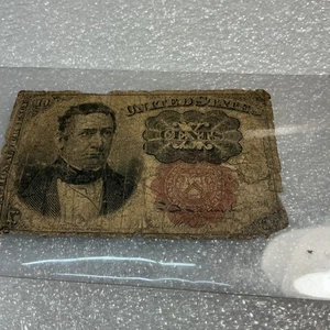 1874 5th Issue 10 Cents Fractional Currency Circulated - Picture 1 of 3