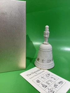 Lenox The Nutcracker Bell Fine Ivory China Christmas Bell 24kt Gold Trim BOXED - Picture 1 of 10