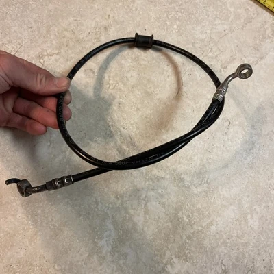 Harley Davidson Dyna Street Bob 2018 36"" pinza de freno delantera línea manguera Foto 1 de 4