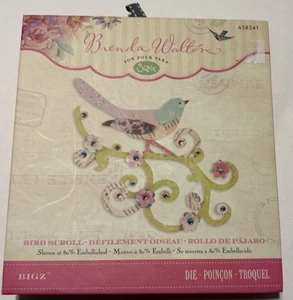 BRENDA WALTON Sizzix BIGZ Vogel Schriftrolle Würfel #658341 - Bild 1 von 2