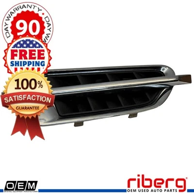 Rejilla de ventilación de guardabarros delantero derecho cromado del lado del pasajero OEM ESCALADE 07-14 Foto 1 de 4