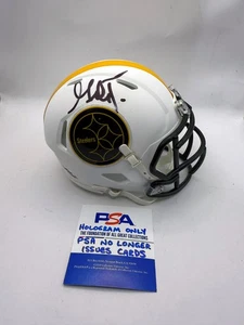 MIKE TOMLIN Coach Pittsburgh Steelers SIGNED Custom Speed Mini HELMET PSA COA S - Picture 1 of 1