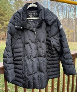 ZeroXposur Damen Daunen/Federn gefüllte Jacke mit Kapuze schwerer Winter Puffer Größe 3X - Bild 1 von 11