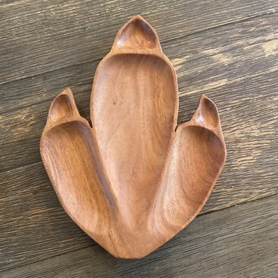 Prato de servir raro JURASSIC WORLD X ACOMPANHO mega afiado madeira de neem * - Imagem 1 de 3