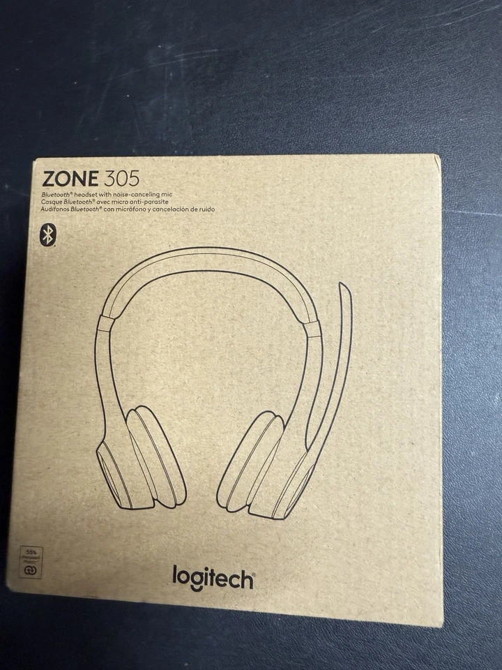 Logitech Zone 305 Wireless Bluetooth Headset with Noise-Canceling Microphone - Image 1 of 4