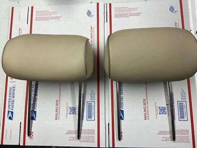 Juego de reposacabezas asiento trasero de diseño Lincoln Town Car 2003-2009 pergamino OEM Foto 1 de 4