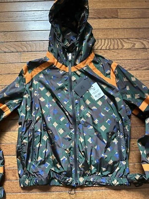 MCM Men's Jungle Bomber Hood Jacket MHJ9AMM17G6 Size M — 第 1/4 张图片