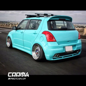 Unpainted Fit For Suzuki Swift SPOON Style Real Spoiler Trunk Wing 2004-2010 - Picture 1 of 5