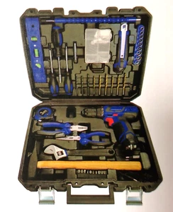 Westfalia Akku-Bohrschrauber-Set 12 Volt - 43-teilig Akkuschrauber Set im Koffer - Bild 1 von 2