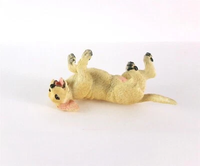 Casa de muñecas miniatura laboratorio cachorro perro en la parte posterior A6032 Foto 1 de 2