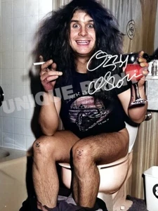Ozzy Osbourne Autograph Photograph - 6x8 Signed Print Stunning Rock Singer - Picture 1 of 1
