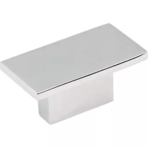 (10)-Jeffrey Alexander Mirada 1-9/16 In. Polished Chrome Rectangle Knob 81021PC - Picture 1 of 1