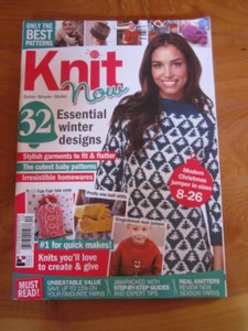 KNITTING PATTERN BOOK KNIT NOW ISSUE 40  GREAT **** MUST SEE - Picture 1 of 2