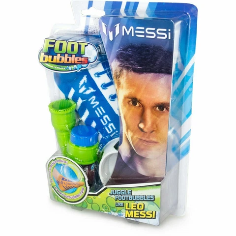 Lionel Leo Messi Soccer Foot Bubbles Juggle Kit 1 Pair Blue Socks As Seen On TV Cover
