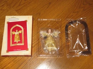 NUOVO CON SCATOLA HALLMARK Keepsake Ornamento BUONA NOVELLA Angelo Stella con SUPPORTO ESPOSITIVO - Foto 1 di 5