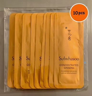 Sulwhasoo Concentrated Ginseng Renewing Serum EX 1ml x 10pcs US Seller