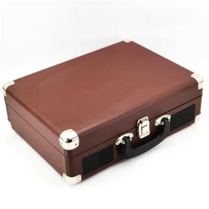 Brauner leerer Busch Plattenspieler Hartschalenkoffer - schöner Dokumentenhalter - Versteckkoffer - Bild 1 von 12
