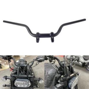 6''Rise Tapered Fat Bars Handlebar w/Riser Kit For Harley Sportster S 1250 21-23 - Foto 1 di 10