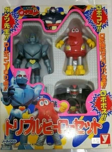 3 Action Figure Gashapon Set GANBARE ROBOCON Yutaka Japan new - Picture 1 of 5