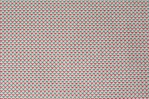 Vtg. Spring Industries Calico Petite Chevron/Heart Print Cotton Quilt Fabric-BTY - Picture 1 of 3