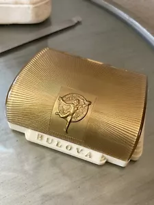 Orologio e Custodia Bulova Donna Art Déco Oro 10k ARROTOLATO Miss America 17 Gioielli - Foto 1 di 12