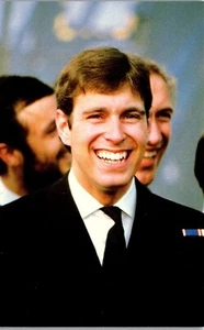 Vintage Royal Royalty Postcard Prince Andrew of Great Britian - Picture 1 of 3