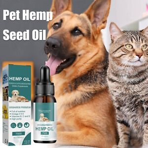 30ML Seed Oil For Dogs Cats Stress Inflammations Ease Joint Calming Vitamin E 