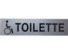 Hettich Hinweisschild "Behinderten-Toilette" 160 x 40mm selbstklebend 9086085