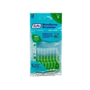 TEPE Interdental Brushes GREEN No. 5, 8 pieces. - Picture 1 of 1