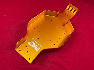 Team Associated RC10 JAMMIN JAY HALSEY ALUMINUM GOLD PAN CHASSIS TUB 40th - Image 1 of 3