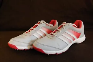 Adidas Women's Tech Response Golf Shoe, Clear/Grey/Coral Pink, 7.5 M US (Q44710) - Picture 1 of 13