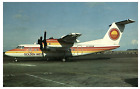 Golden West Dehavilland Canada Dhc 7 102 Dash Airplane Postcard