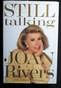 Still Talking Joan Rivers HB/DJ 1st ed., 1st printing 1991 FINE/VERY GOOD PLUS - Imagen 1 de 4