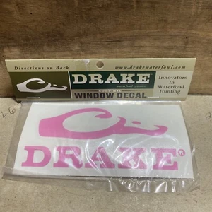 DRAKE WATERFOWL SYSTEMS LOGO DECAL WINDOW STICKER - Picture 1 of 2