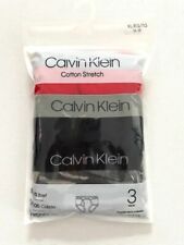 Calvin Klein コットン ストレッチ ボーイズ ブリーフ 3 枚セット ブラック/レッド/カモグレー XL (16-18)