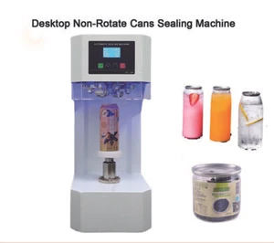 Non Rotate PET Pop Cans Sealer Desktop Ring Pull Lids Sealing Machine - Picture 1 of 11